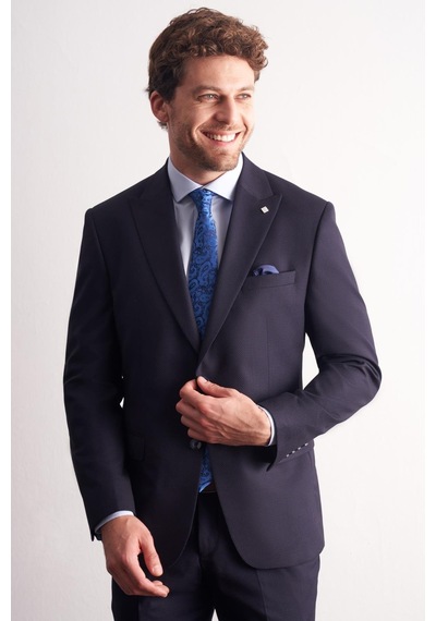 İmza Koyu Lacivert Kırlangıç Yaka Kendinden Desenli Esnek Bel Slim Fit 6 Drop Takım Elbise 1001255167 Koyu Lacivert İmza Koyu Lacivert Kırlangıç Yaka Kendinden Desenli Esnek Bel Slim Fit 6 Drop Takım Elbise 1001255167 Koyu Lacivert