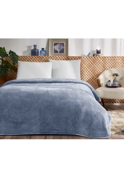 Özdilek Battaniye Trendy Soft Çift Kişilik Indıgo
