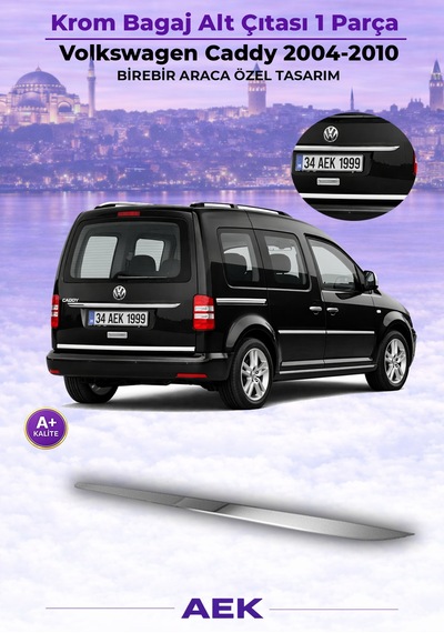 Vw Caddy Bagaj Alt Çıtası 2004-2014 Paslanmaz Çelik