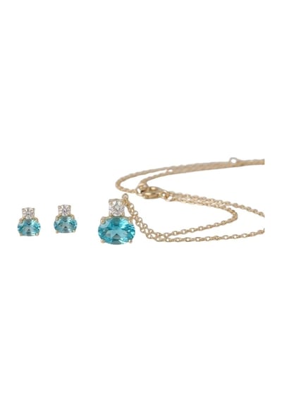 Lina Aqua Gümüş Set