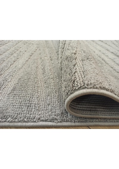 Çam Halı Eyfel 3107 Gri Romans Halı Modern Desenli Makine Halısı