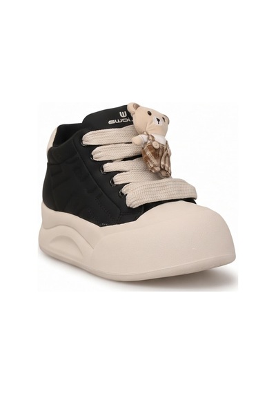 Ayakkabı Fuarı Elit Hml262-1151 Kadın Klasik Sneaker Siyah
