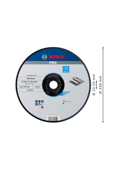Professional Kesme Diski, Gri, 230 Mm, 1 Adet
