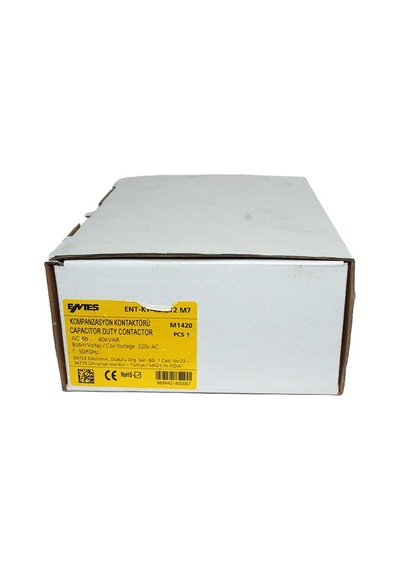 ENTES Ent-Kt-40-C12 Kompanzasyon Kontaktörü (M1420)