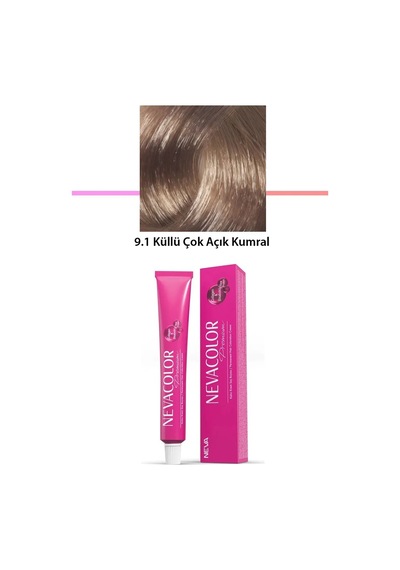 Jenerik Premium 9.1 Küllü Çok Açık Kumral - Kalıcı Krem Saç Boyası 50 G Tüp