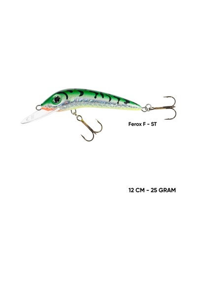 Maket Balık - Rapala - Jaxon Ferox F - St - 12 Cm 25 Gr