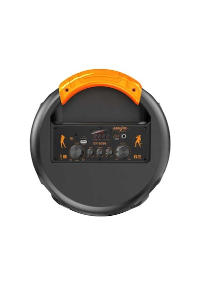 Gy-8306 Çift Karaoke Kablosuz Mikrofonlu Speaker Şarjlı Taşınabilir Hoparlör Bluetooth Fm Radyo Hafıza Kartı Ve Usb Girişli Tws Özellikli Ses Sistemi Partybox Ses Bombası