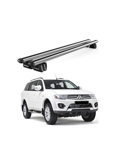 Pençe Mitsubishi Pajero 2009-2016 Uyumlu Gri Ara Atkı 109cm Port Bagaj Tavan Barı