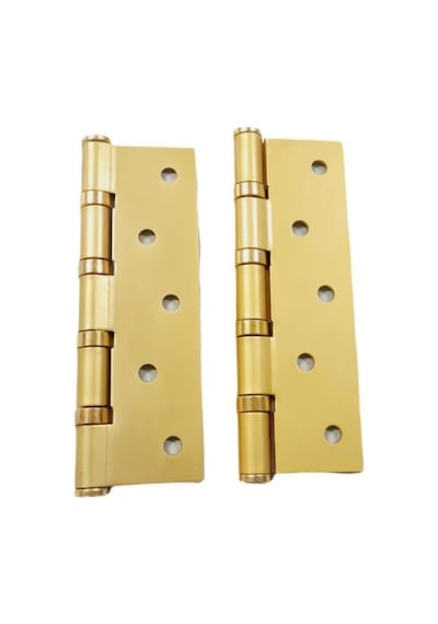 Mat Sarı Kapı Menteşesi 3 X 3.5 X 3.5 X 12,5 2 Adet