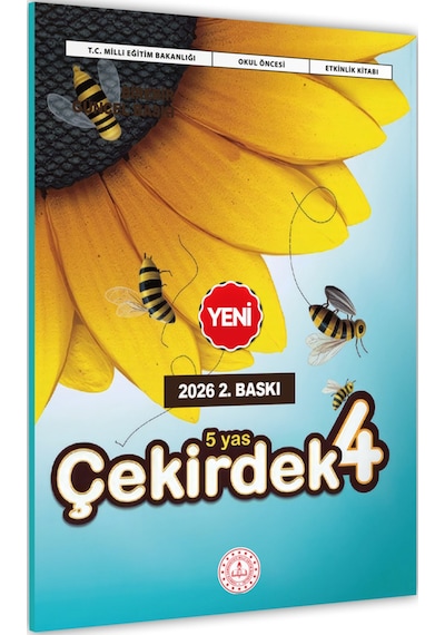 5 Yaş Okul Öncesi MEB Etkinlik Kitabı Çekirdek 4’lü Eğlenceli ve Öğretici Aktiviteler BASKI ÜCRETİ