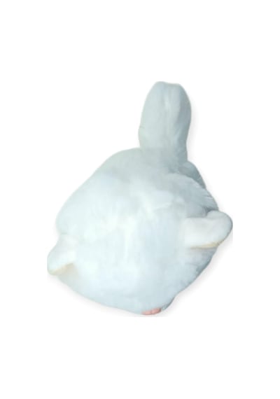 Sesli Peluş Kedi Van Kedisi 25 Cm - Beyaz Beyaz