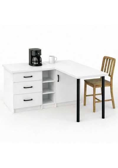 Nara Mutfak Adası -l Mutfak Adası -3 Çekmeceli 1 Kapaklı - Çok Amaçlı Dolap - Alt Modül - Kiler -130 Cm Beyaz Nara Mutfak Adası -l Mutfak Adası -3 Çekmeceli 1 Kapaklı - Çok Amaçlı Dolap - Alt Modül - Kiler -130 Cm Beyaz