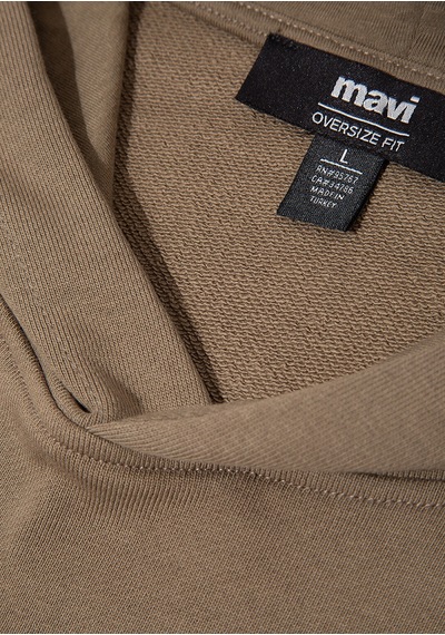 Mavi - Kapüşonlu Bej Sweatshirt 0s10416-71564 Bej