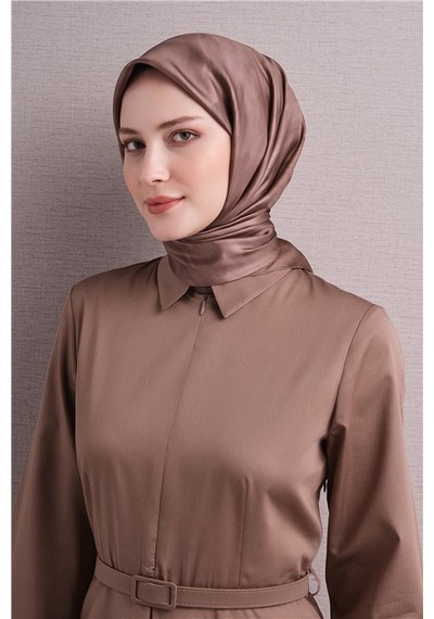 Armine Saf İpek Twill Eşarp 9630d 86 Koyu Pembe