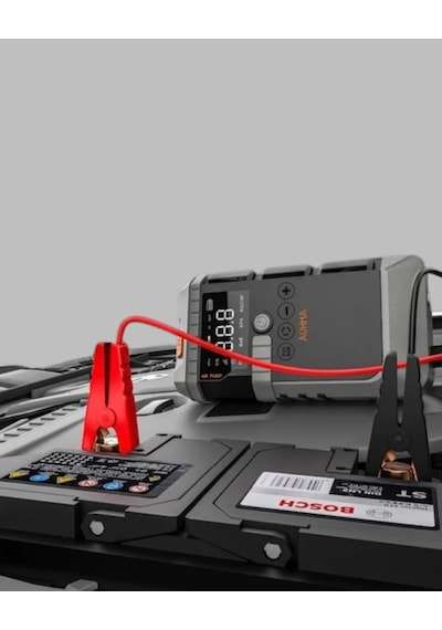 Şarjlı 12000 Mah Araç Akü Takviye Ve Hava Kompresörü 4 Ü 1 Arada Cn