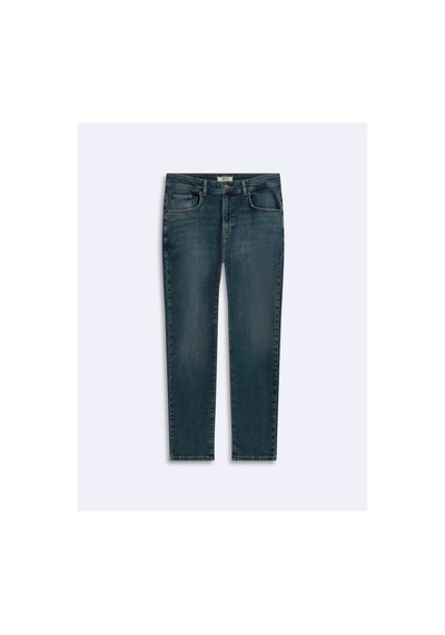 Ltb Renar L Tapered Slim Orta Bel Mid Indigo Jean Pantolon Dark İndigo