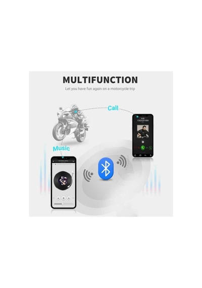 Bt22 Kask Kulaklık Bluetooth Motosiklet Kulaklık 5.0 Bluetooth Interkom Motorsiklet Kulaklık İtem0015kbt22