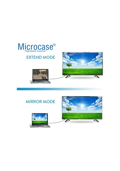 Microcase Usb 3.0 To Vga Adaptör - 20 Cm Beyaz - Al2619