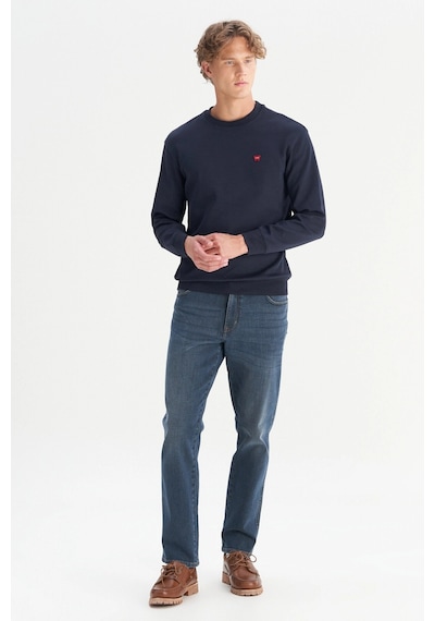 Wrangler Erkek Sweat W2520255 410 Lacivert Lacivert