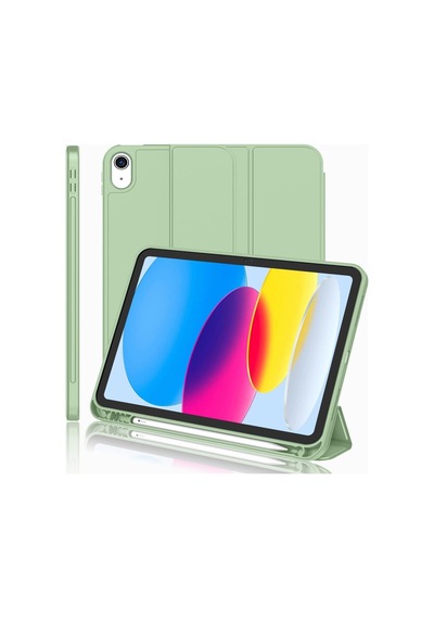 Apple Uyumlu iPad 11.nesil 2025 / 10.nesil 2022 Kalem Bölmeli Standlı Smart Kılıf Kapaklı Kılıf