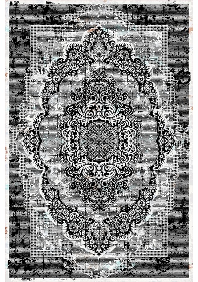 Eliana Home Dijital Baskı Yıkanabilir Kaymaz Taban Salon Halısı Ve Yolluk Rv109-fnl415 Siyah