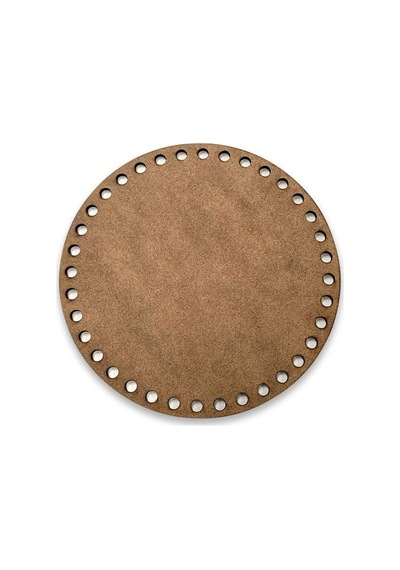 35cm Lazer Kesim Boyanabilir Ham Mdf Makrome Tepsi Plakası