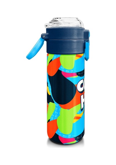 Coral High Çelik Matara Termos/suluk 31993 - 500ml, Erkek Çocuk - Grafiti Desenli Çok Renkli