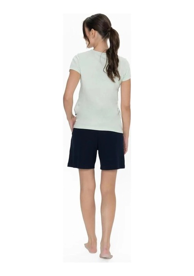 U.S. Polo Assn. U.s. Polo Assn. Kadın Yuvarlak Yaka Renkli Pijama Şort Takım MİNT YEŞİLİ U.S. Polo Assn. U.s. Polo Assn. Kadın Yuvarlak Yaka Renkli Pijama Şort Takım MİNT YEŞİLİ