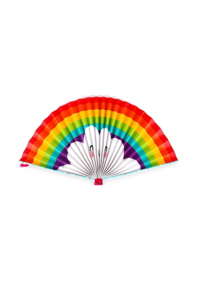 Katlanabilir Kagit Yelpaze - Rainbow