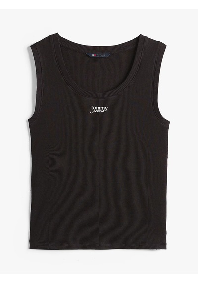 Tommy Hılfıger Kadın T-shırt Dw0dw21369-bds SIYAH