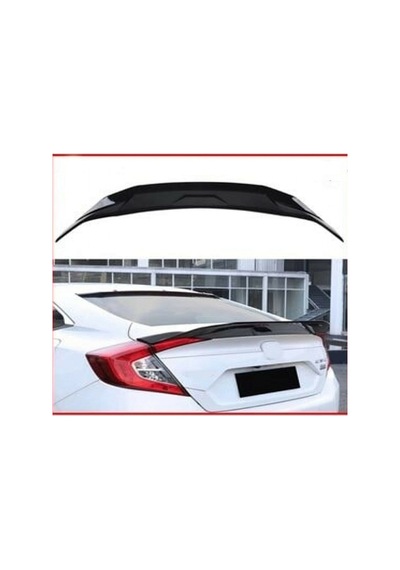 Honda Civic Fc5 Jdm Bagaj Üstü Spoiler Parlak Siyah Spoyler Plastik İthal 2016+