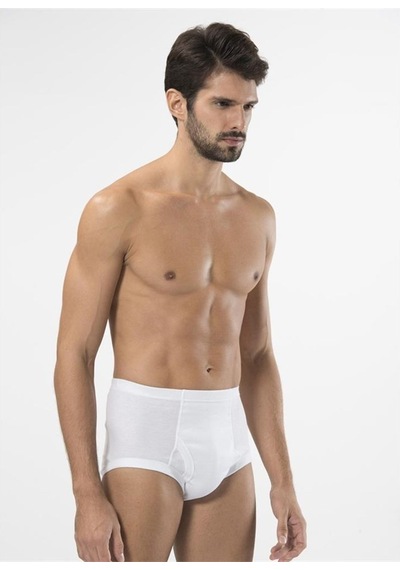 Türen 113 Ribana Erkek Slip - Beyaz-beyaz Beyaz