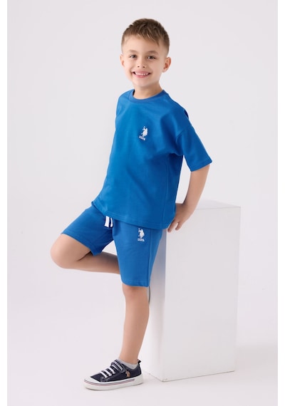 U.s. Polo Assn Erkek Çocuk Mavi Bermuda Takım 5274-43974 Mavi