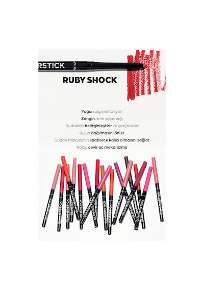 Avon Glimmerstick Dudak Kalemi Ruby Shock
