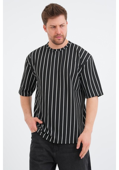 Redline Shift Erkek Oversize Tişört Siyah