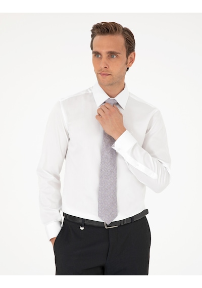 Pierre Cardin Erkek Beyaz Gömlek Basic 50292520-vr013 Beyaz