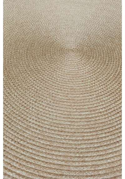 Kaan Home Jüt Görünümlü Dokuma İskandinav Stil Bohem Tarz Kilim Paspas, Vintage Tarzı Kilim Paspas Bej