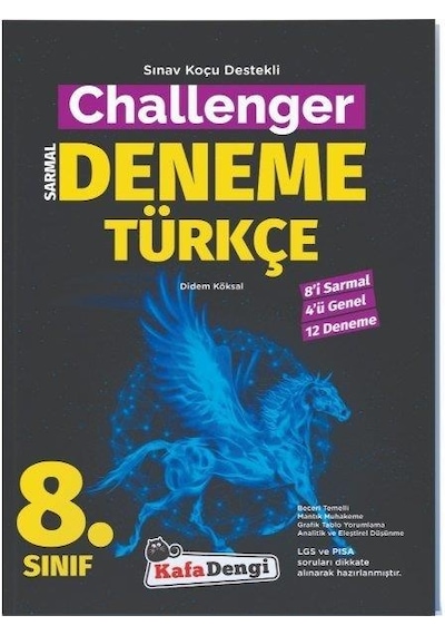 Kafa Dengi Yayınları 8.Sınıf Challenger Sarmal Deneme Türkçe