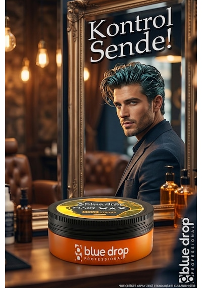 Blue Drop Professional Hair Wax Shine Strong 175 ML