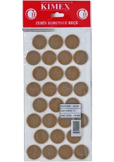 Canex Zemin Koruyucu Yapışkan Keçe 28 Mm Yuvarlak