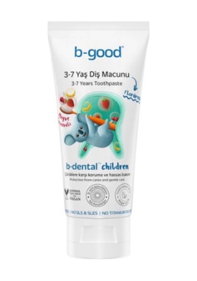 B-Good 3-7 Yaş Florürsüz Çocuk Diş Macunu 50 ML
