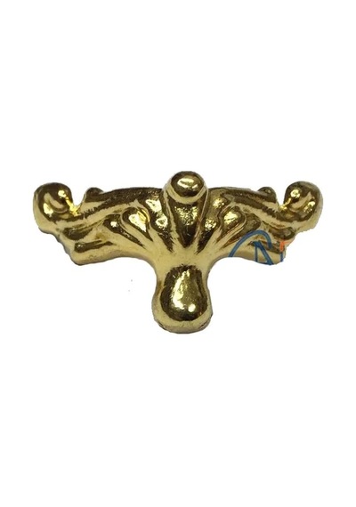 Köşe Etekli Sandık Ayağı, Kutu Ayak 1,5 Cm - Sarı Altın