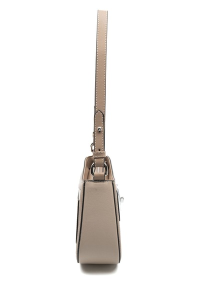Silver Polo Sp1132 Kadın Çapraz Çanta Düz Koyu Bej-latte