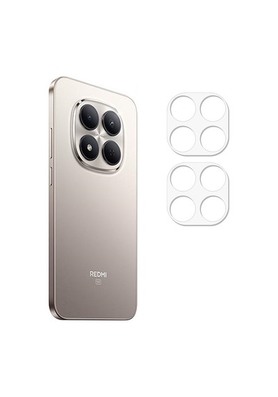 Adige Xiaomi Redmi Note 15 Pro 5g Lens Koruyucu Tek Parça Gümüş 2 Adet
