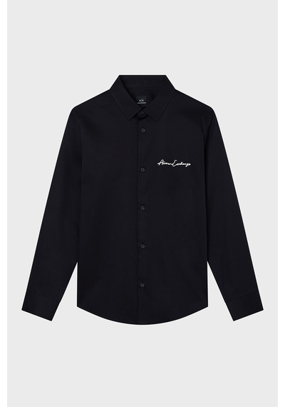 Armani Exchange Erkek Gömlek Xm001224 Af10192 Uc001 Siyah Siyah