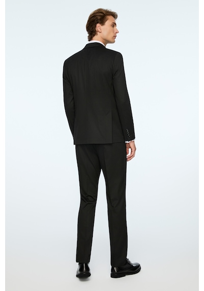 Morven Erkek Siyah Poliviskon Trend Düz Slim Fit Sivri Yaka Kruvaze Takım Elbise 26ms001026001 Siyah Morven Erkek Siyah Poliviskon Trend Düz Slim Fit Sivri Yaka Kruvaze Takım Elbise 26ms001026001 Siyah