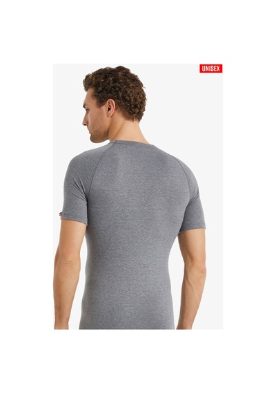 Blackspade Vücuda Oturan İçlik Unisex Termal Tişört Bisiklet Yaka, 2. Seviye Isı Koruma-9258 Gri Melanj Blackspade Vücuda Oturan İçlik Unisex Termal Tişört Bisiklet Yaka, 2. Seviye Isı Koruma-9258 Gri Melanj