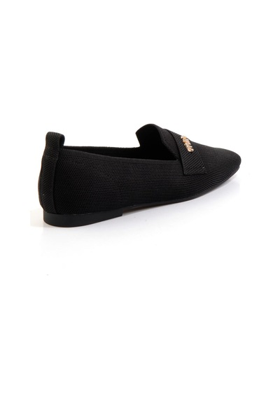 Bambi Siyah Kadın Loafer Ayakkabı K01327023382 Siyah