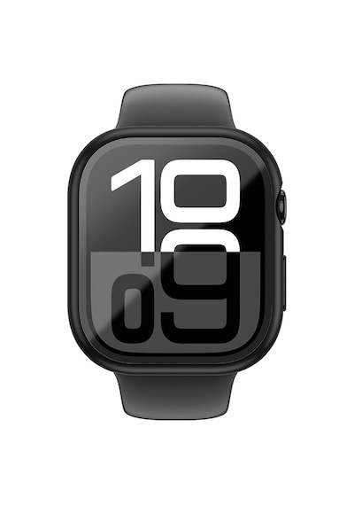 Watch 10 46mm Amazingthing Radix Minimal Fullguard Sert Pc Kasa Ve Ekran Koruyucu Siyah