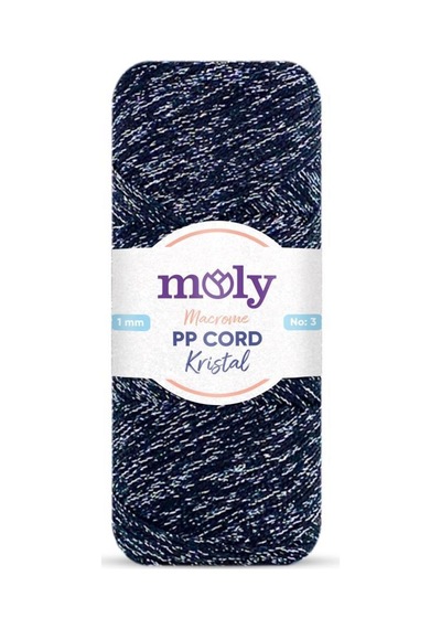Angel Çanta Aksesuar Moly Yarn 200 Gr Simli Polyester Makrome No:1270 Diğer